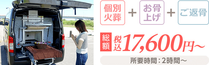 お迎え 個別火葬 お骨上げ 返骨